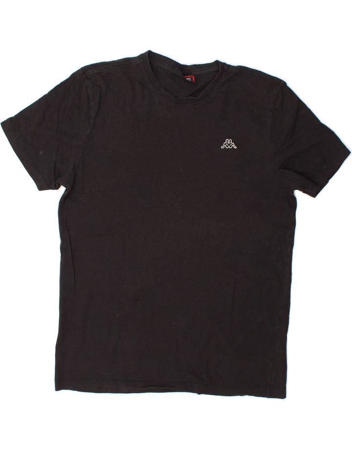 KAPPA Mens T-Shirt Top Large Black Cotton Vintage Kappa and Second-Hand Kappa from Messina Hembry 