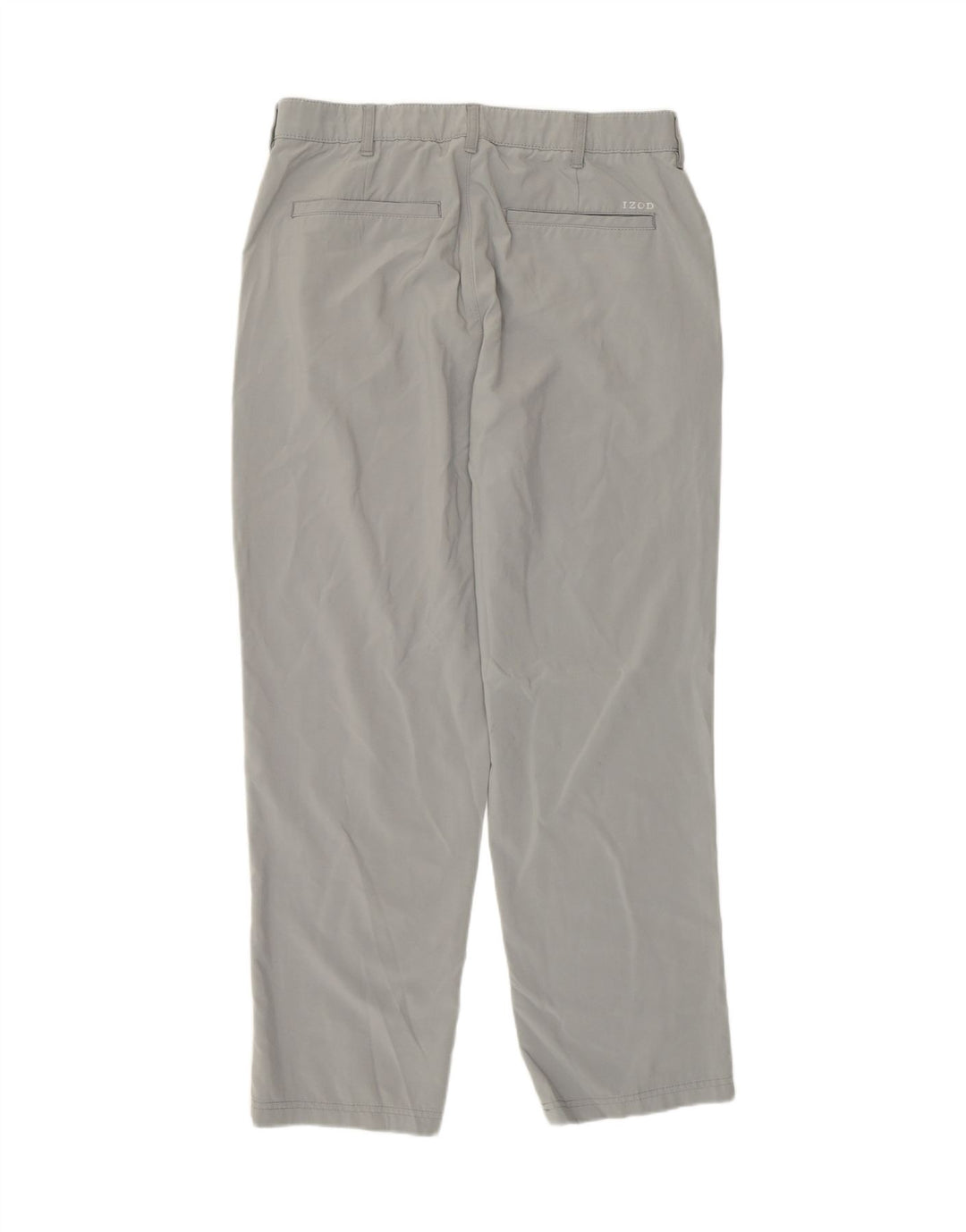 Izod muške chino hlače W34 L30 sivi poliester