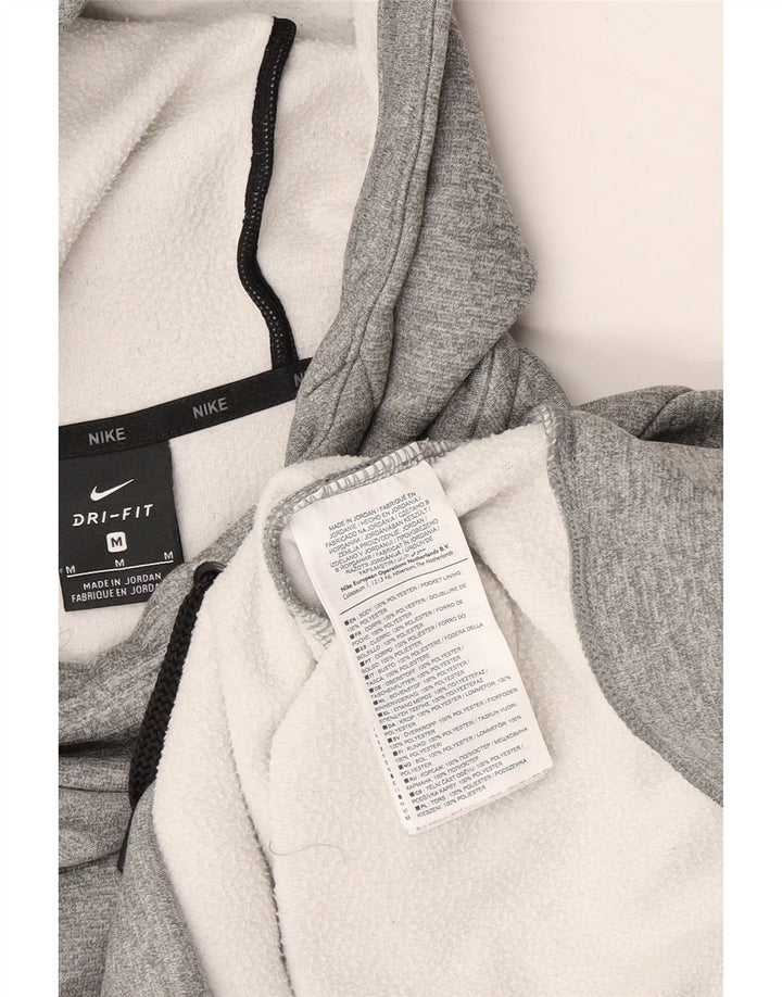 NIKE muška majica s kapuljačom Dri Fit, srednje sivi flekasti poliester