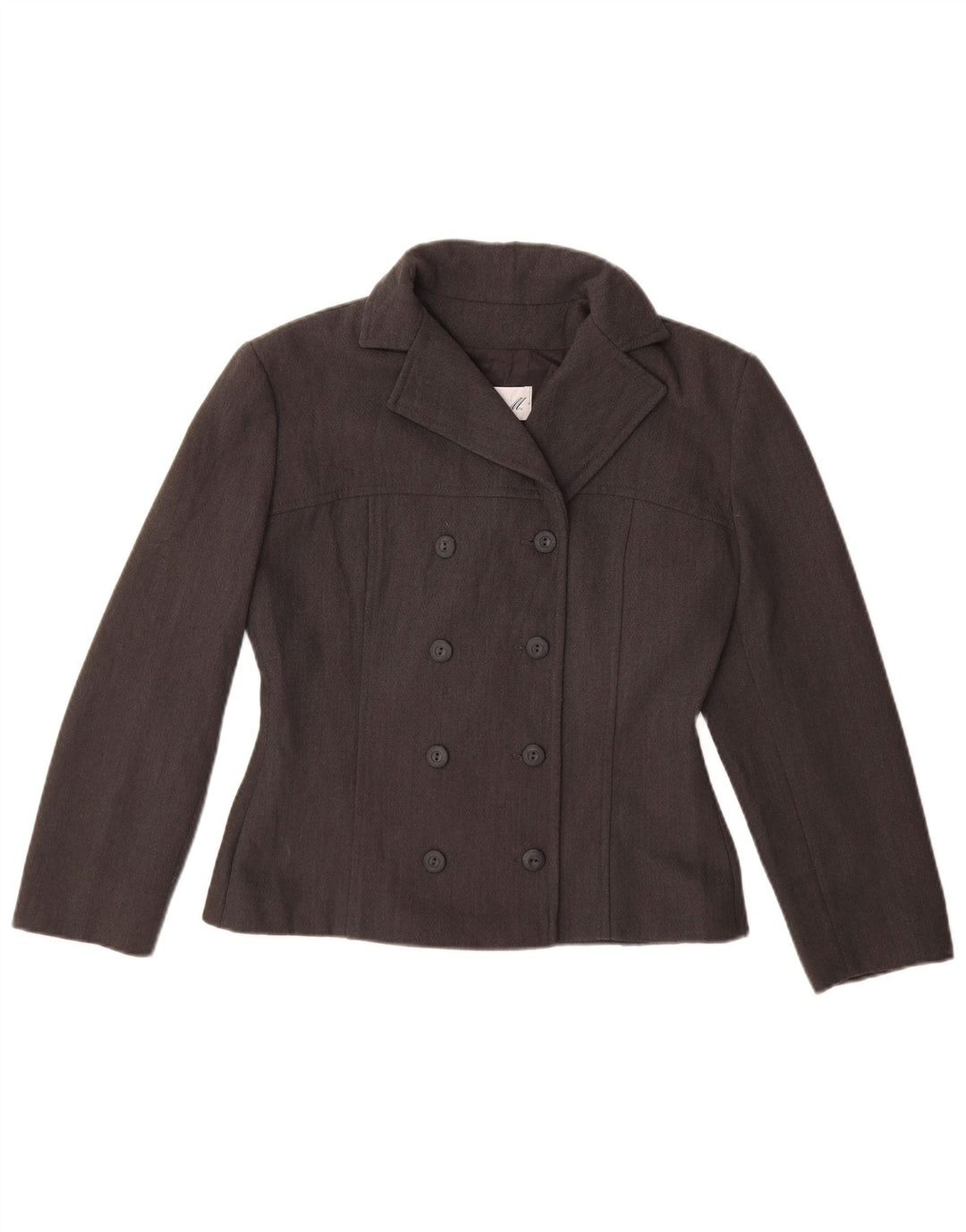 Vintage ženska jakna s dvostrukim kopčanjem UK 14 srednje siva