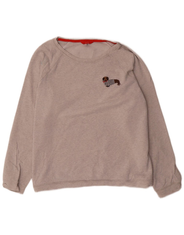 Joules Ženski džemper UK 18 XL sivi pamuk
