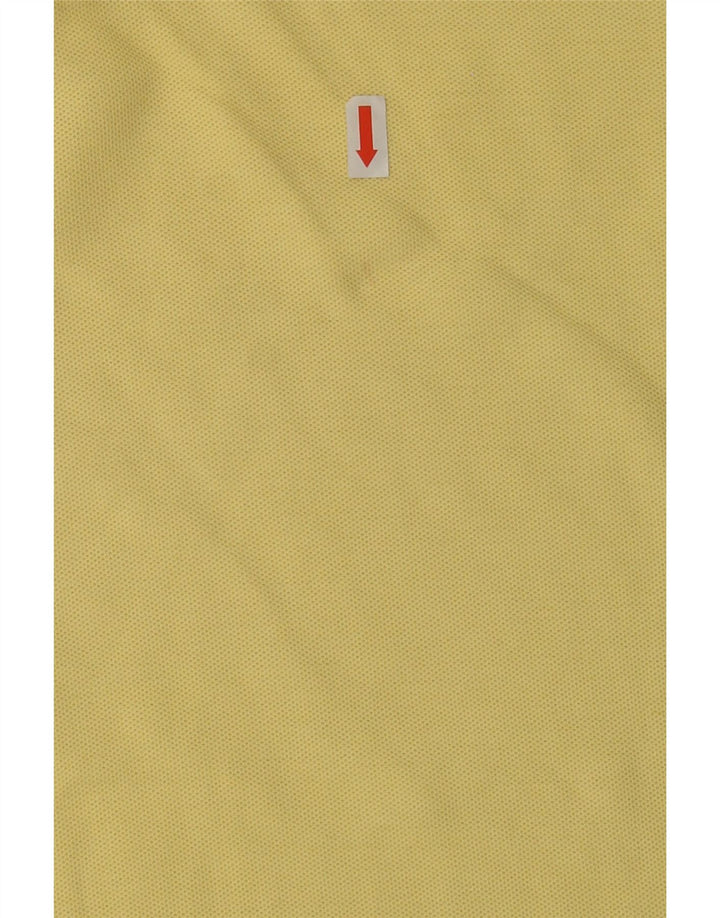 DIADORA Mens Polo Shirt IT 50 Medium Yellow Cotton Vintage Diadora and Second-Hand Diadora from Messina Hembry 