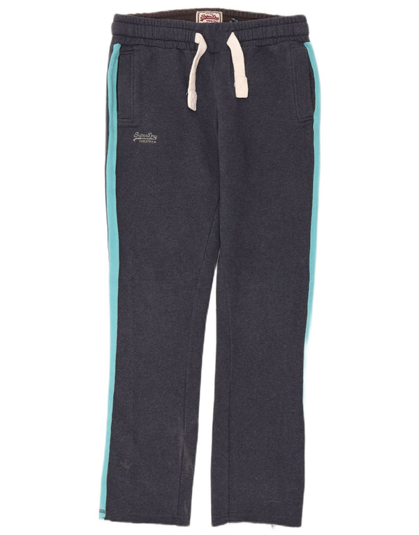 Superdry ženske uske hlače za trenirku UK 14 srednje tamnoplave boje