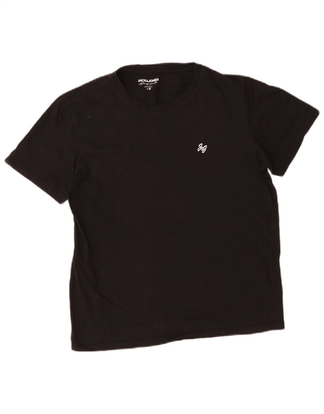 Jack & Jones Muška majica kratkih rukava Mali crni pamuk