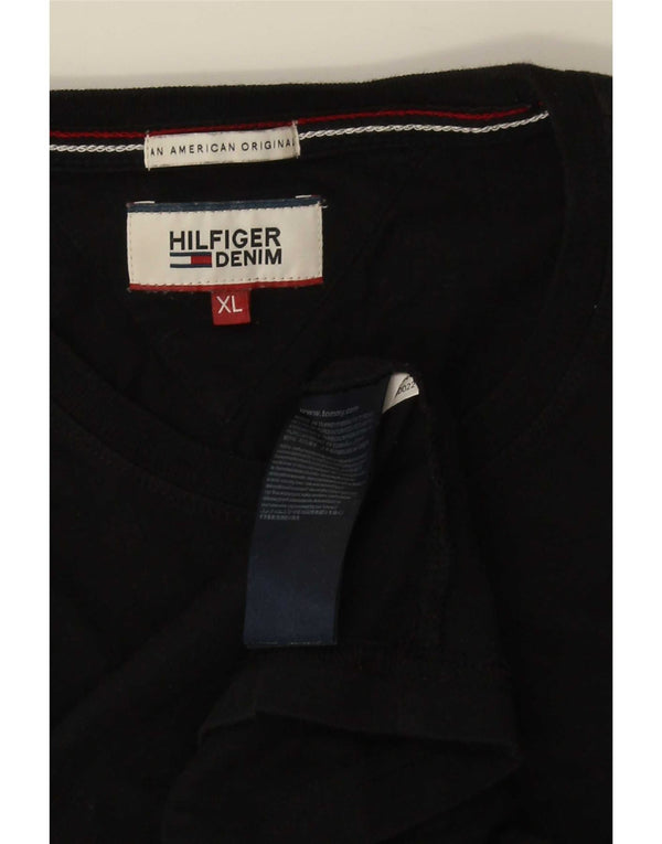 Tommy Hilfiger muška majica XL crni pamuk