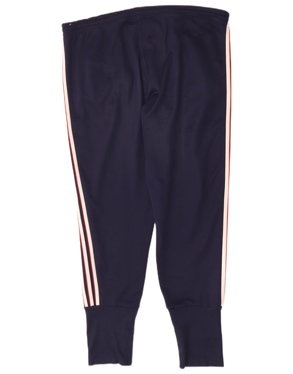 ADIDAS muške trenirke hlače Joggers UK 44/46 veliki tamnoplavi poliester