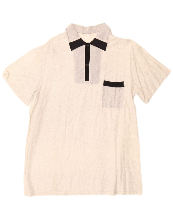 Vintage muška majica kratkih rukava IT 52 Large Off White Flecked