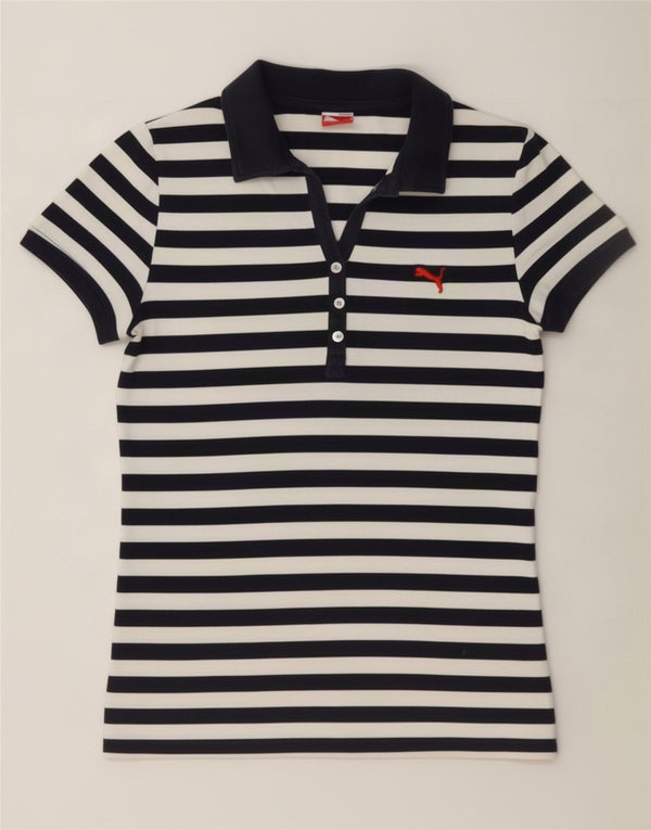 Puma ženska polo majica UK 10 pamuk na male bijele pruge