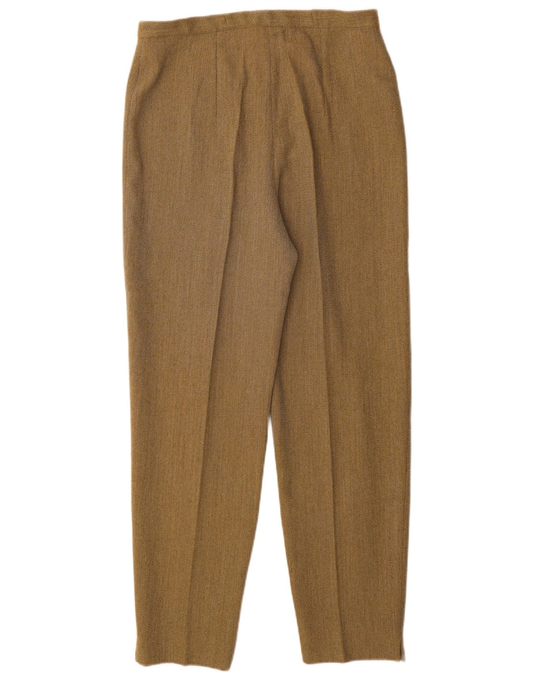 VINTAGE ženske sužene ležerne hlače visokog struka W28 L29 bež pruge