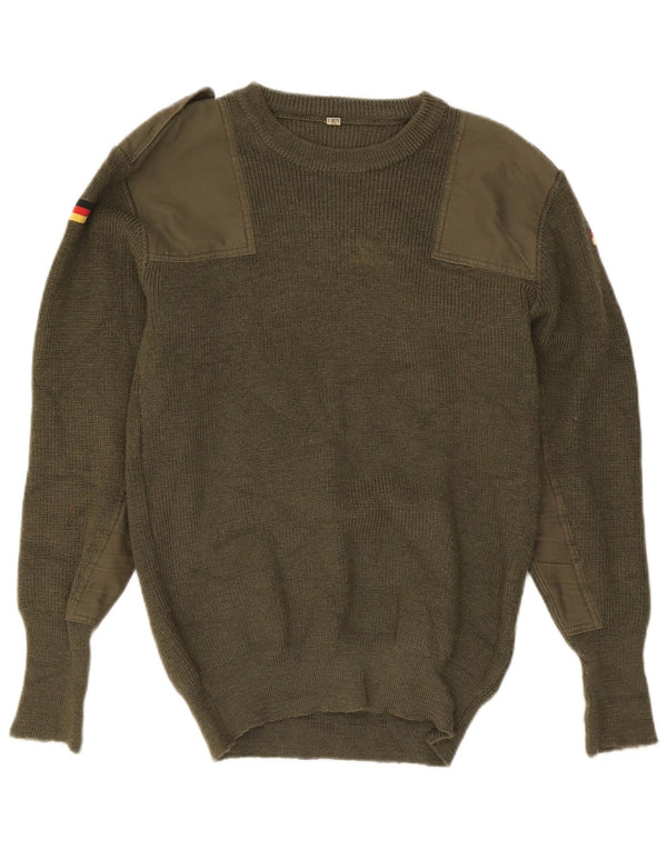 Vintage muški džemper s okruglim izrezom IT 48 Small Green Army