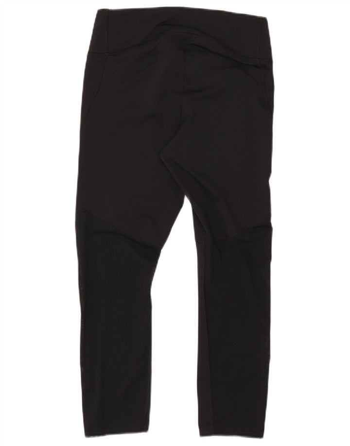 NIKE Ženske Dri Fit Leggings UK 12 Srednji crni poliester