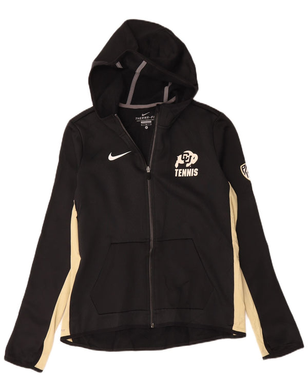 Ženski pulover s kapuljačom Colorado Zip UK 14 srednje crne boje