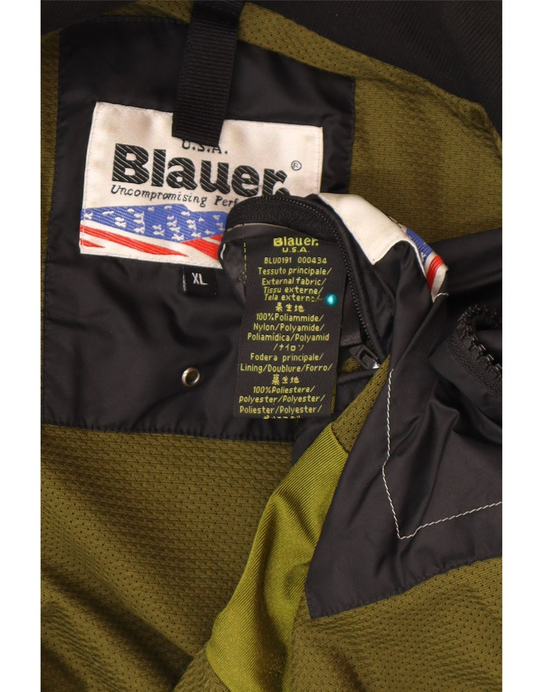 Blauer muška bomber jakna UK 42 XL crni poliamid