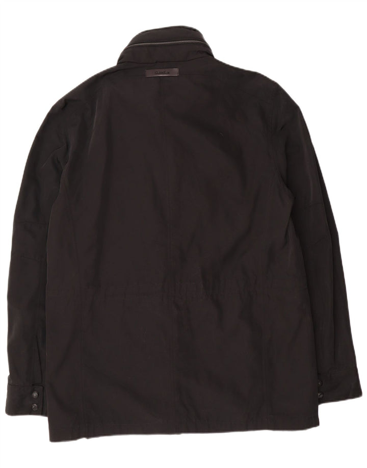 Calvin Klein Mens Utility Jacket UK 38 Srednji crni poliester