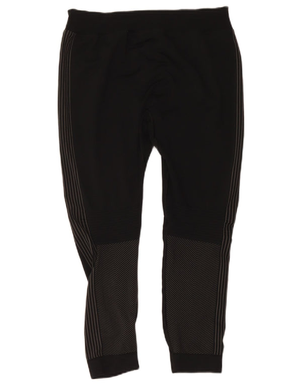 Nike Ženske Dri Fit Capri Trenirke Hlače Joggers UK 14 srednje crne