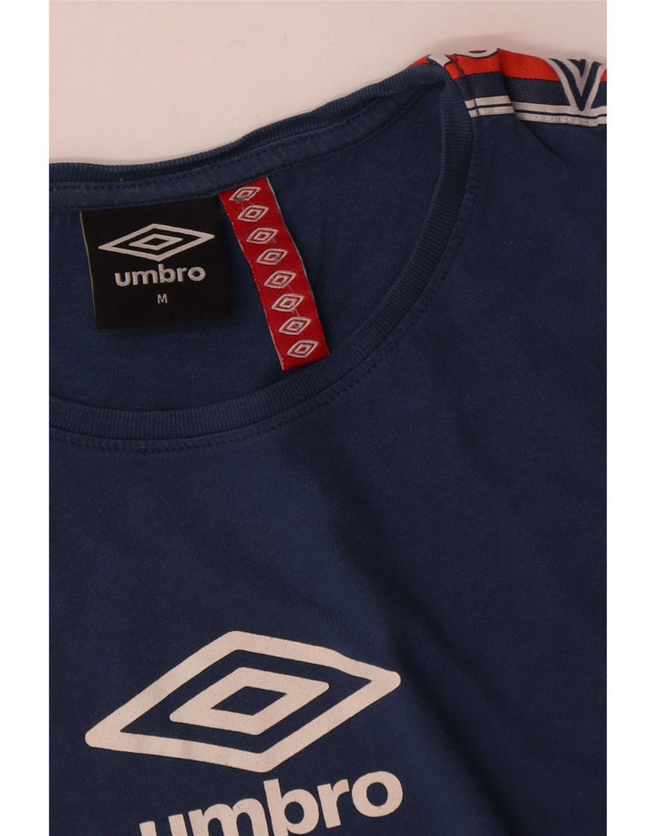 Umbro muška majica s grafičkim motivima, pamuk srednje plave boje