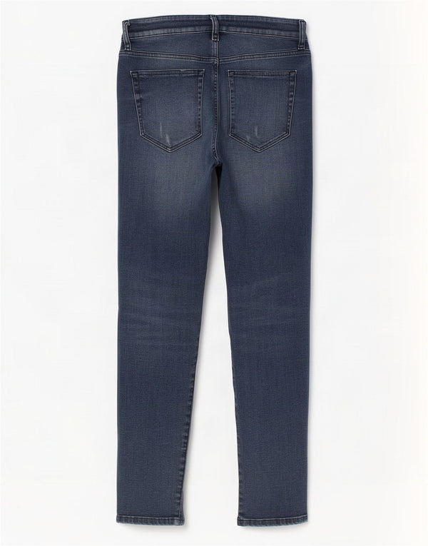 Diesel Ženske Slandy Distressed Super Slim uske traperice W27 L30 Plavi pamuk