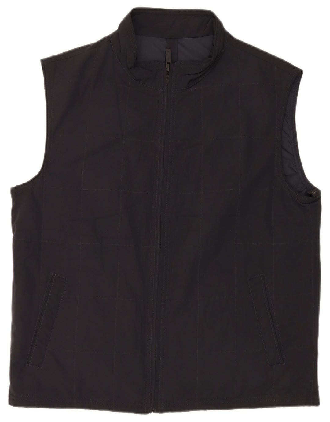 Massimo Dutti muška jakna UK 42 XL crni karirani poliester