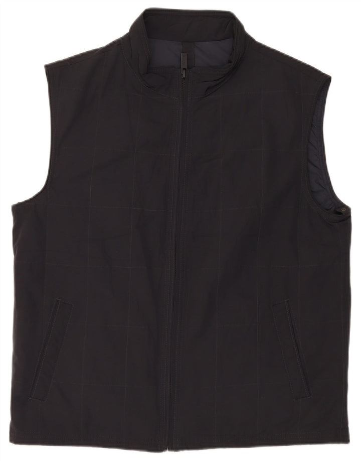 Massimo Dutti muška jakna UK 42 XL crni karirani poliester
