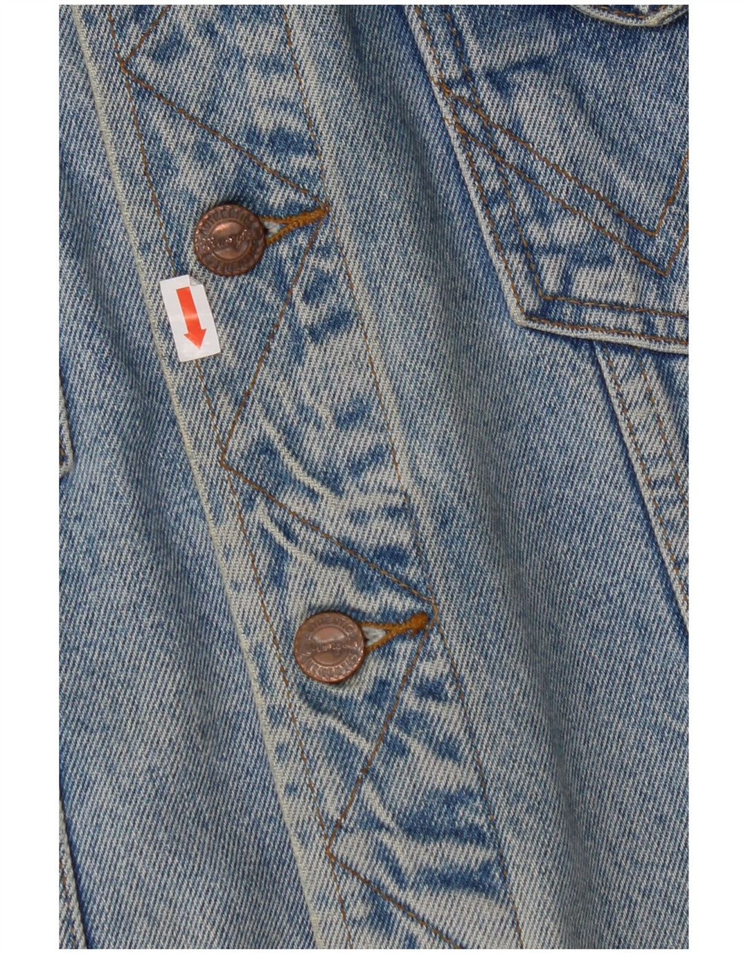 WRANGLER Muška široka traper majica UK 36 Mala plava pamuk