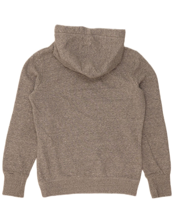 Superdry ženska majica s kapuljačom s kapuljačom s kapuljačom UK 14, srednje sivi flekasti pamuk