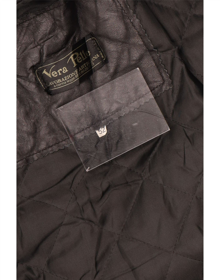 LAVORAZIONE ARTIGIANA muška kožna jakna IT 52 XL crna koža