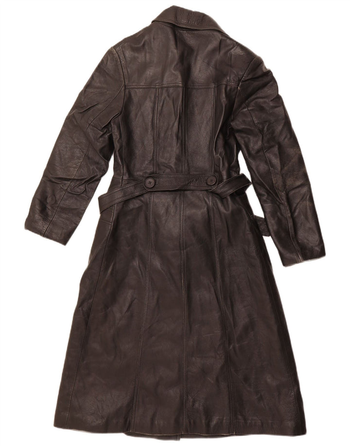 VINTAGE ženski kožni kaput IT 40 mali crni