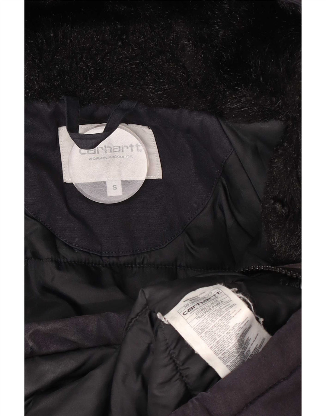 Carhartt muška vjetrovka s kapuljačom UK 36 Mala tamnoplava poliester
