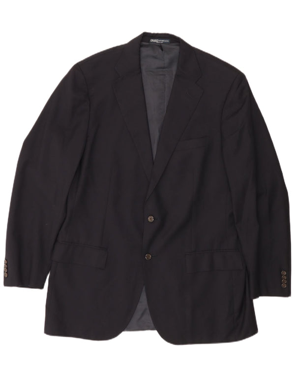 POLO RALPH LAUREN muška jakna sa 2 gumba UK 44 2XL tamnoplava vuna