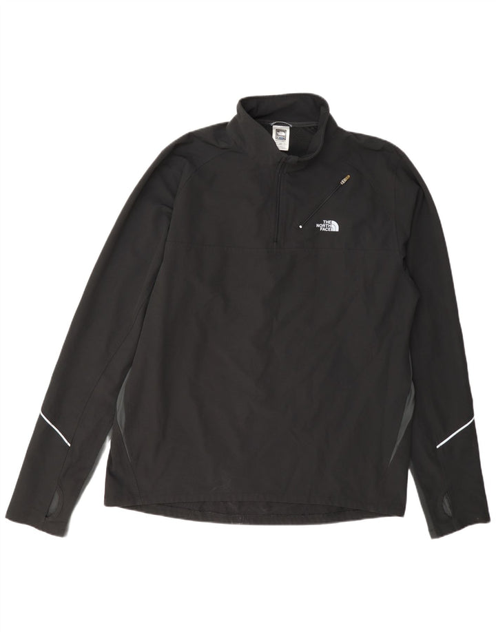 The North Face muški pulover s izrezom i velikim gornjim dijelom trenirke u crnoj boji
