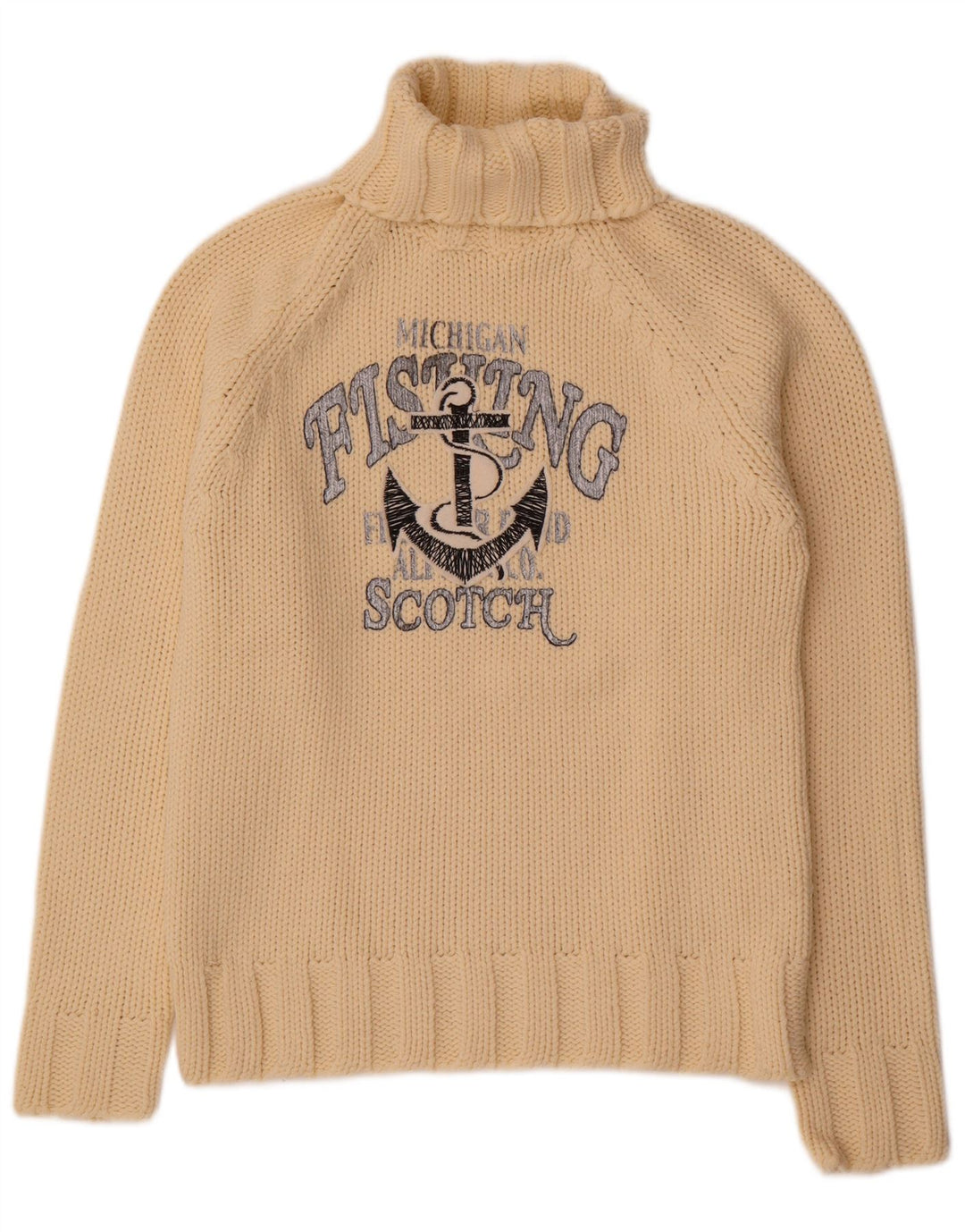 Scotch & Soda Ženski džemper s izrezom na rol izrez UK 14 Srednje bež