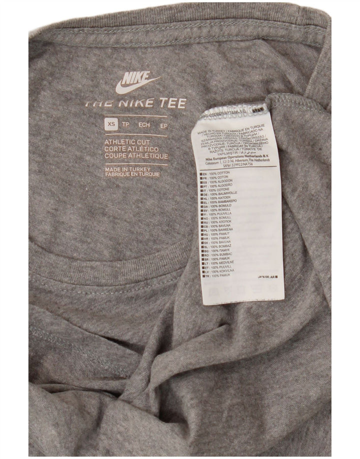 Nike muška majica kratkih rukava XS sivi pamuk