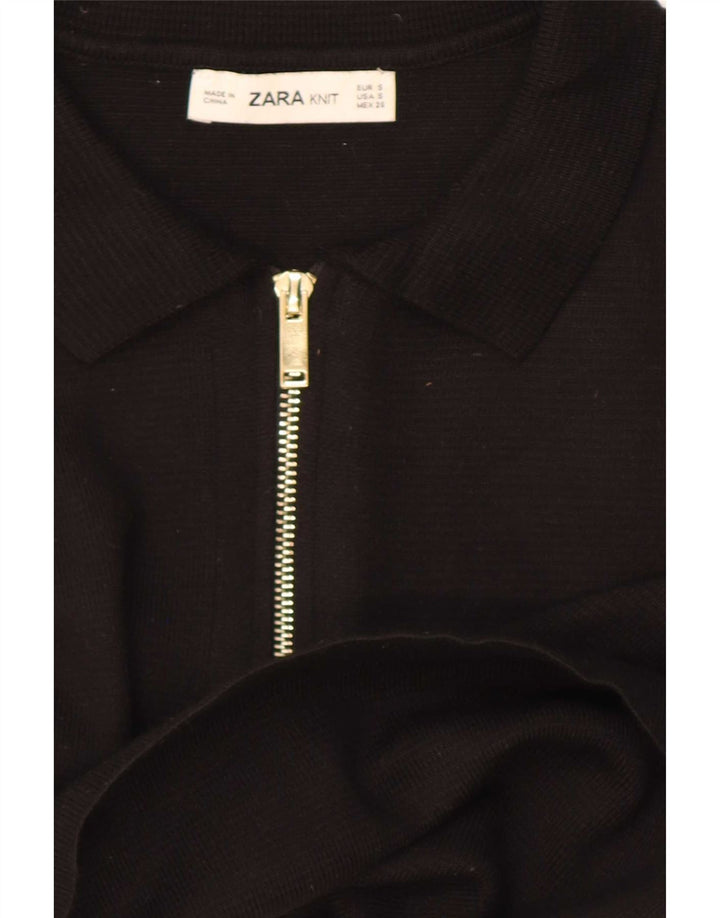 Zara ženska polo majica UK 10 mala crna