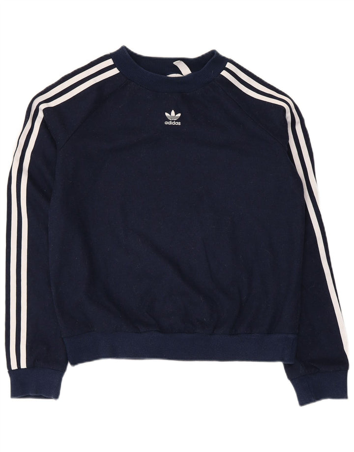 Adidas muška kratkotrajna majica UK 8 Mali tamnoplavi poliester