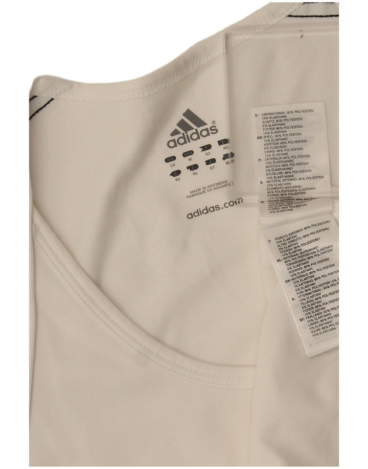 Adidas ženska majica kratkih rukava Climacool UK 14 srednji bijeli poliester