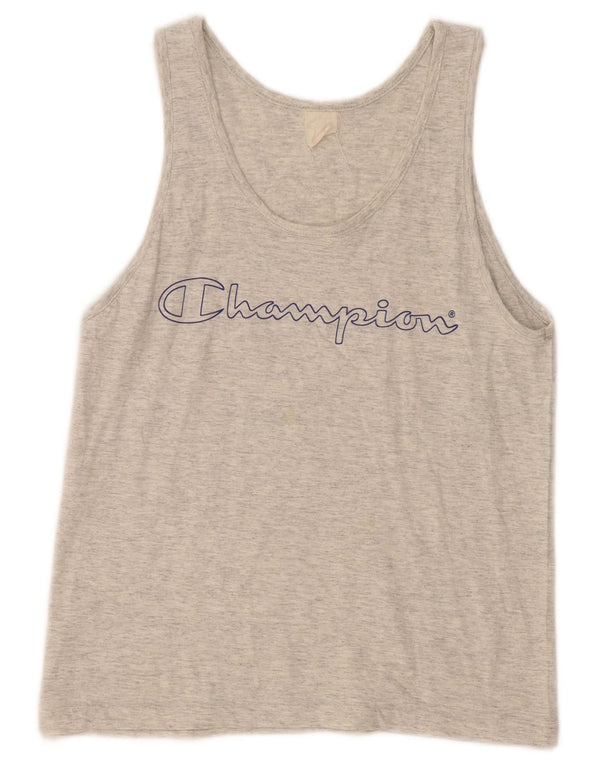 Champion ženski gornji dio prsluka s grafičkim motivima UK 12 srednje sivi