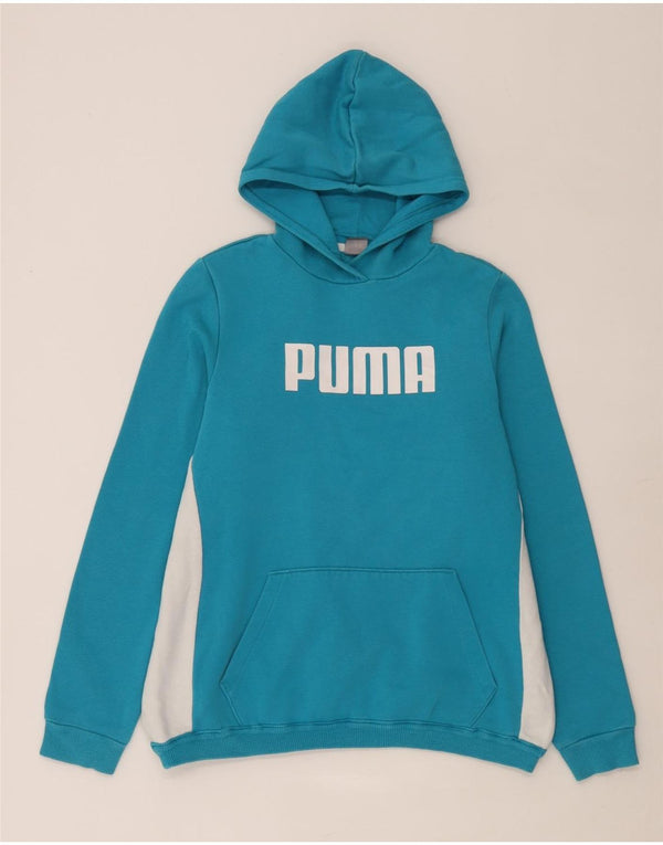 Puma Boys Graphic Hoodie Džemper 15-16 godina plave boje