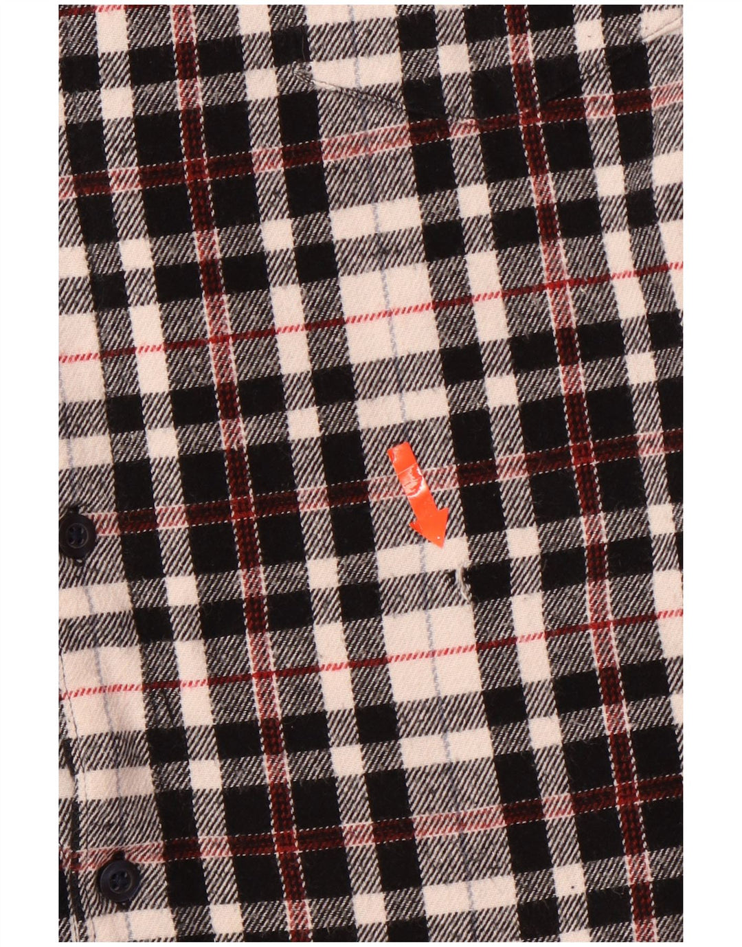 Jack Wills muška karirana klasična flanelska košulja XL, crni pamuk na kockice