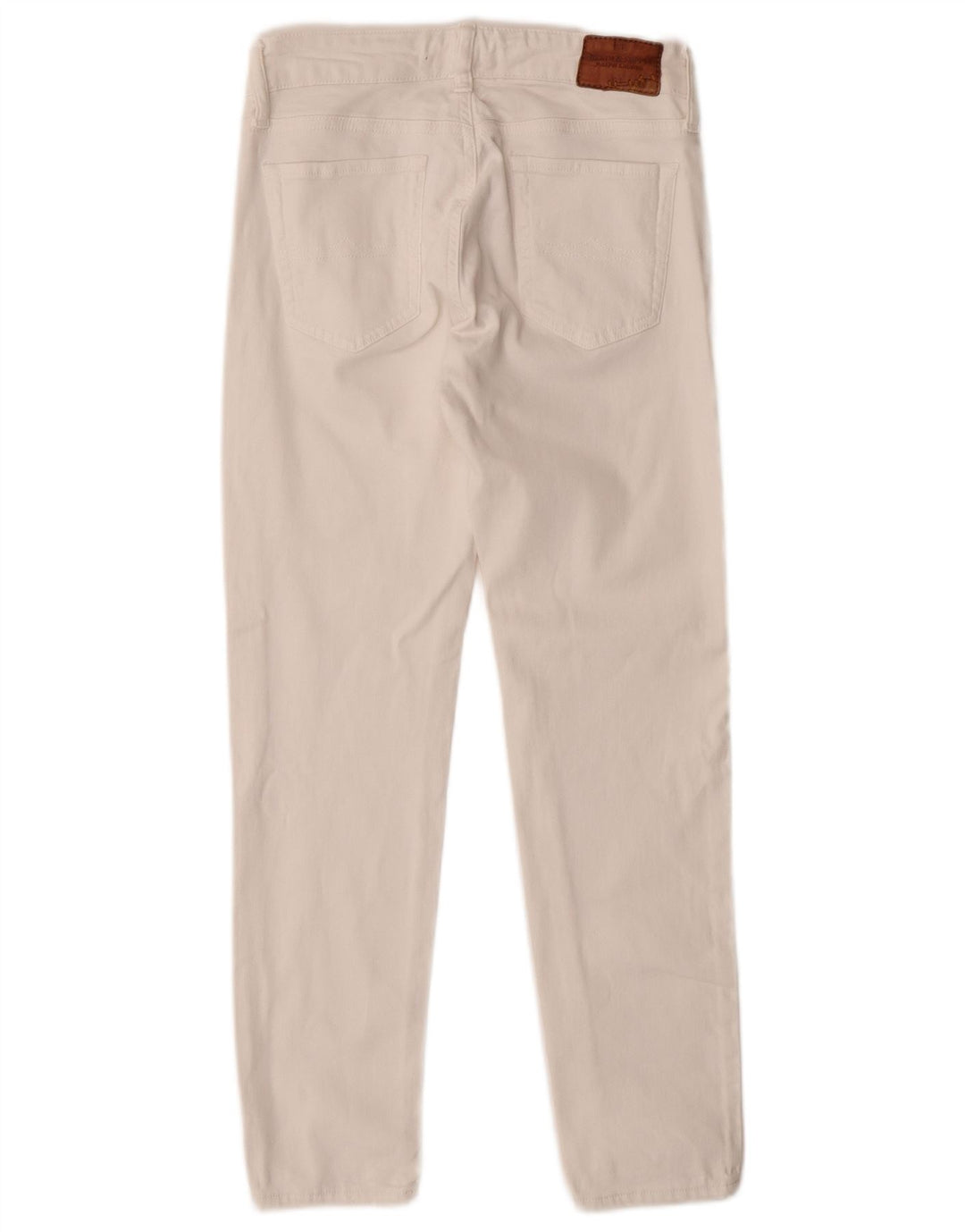 Ženske uske traperice Ralph Lauren W25 L25 bijeli pamuk