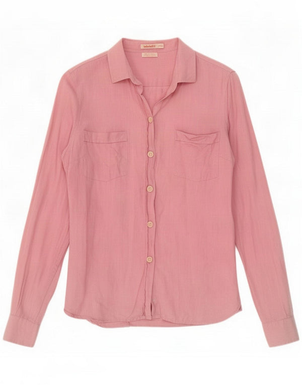 Timberland Ženska košulja UK 10 Small Pink Linen