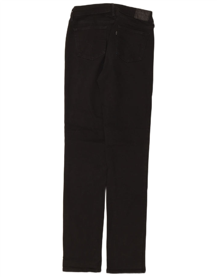 Levi's ženske 710 uske traperice W30 L34 crni pamuk