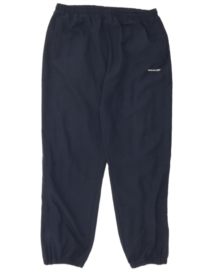 Reebok muške trenirke Hlače Joggers XL tamnoplavi poliester