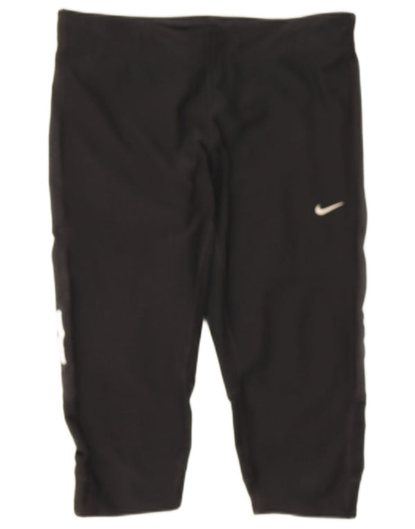 Nike ženske Dri Fit Capri tajice UK 12 srednje crne