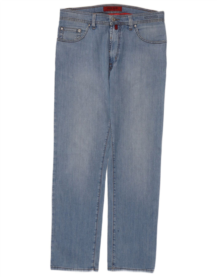 PIERRE CARDIN Muške ravne traperice W34 L32 Plavi pamuk