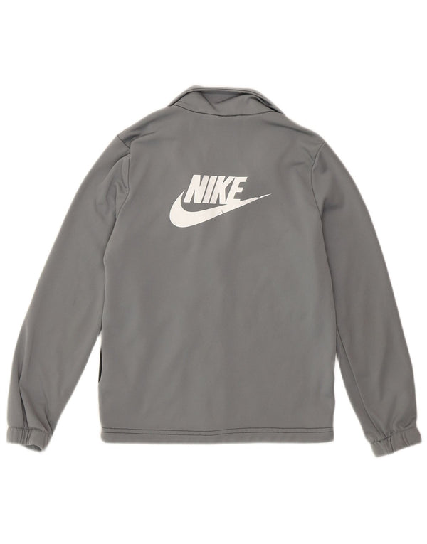 Nike Boys Gornja jakna trenirke 8-9 godina mala siva poliester u boji
