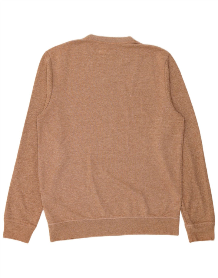 ALL SAINTS Mens Sweatshirt Jumper Medium Brown Cotton