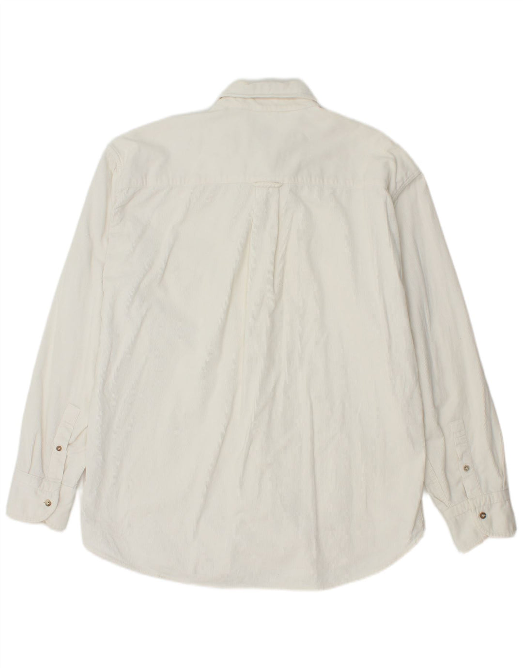 WAMPUM Muška košulja od samta XL Bijela