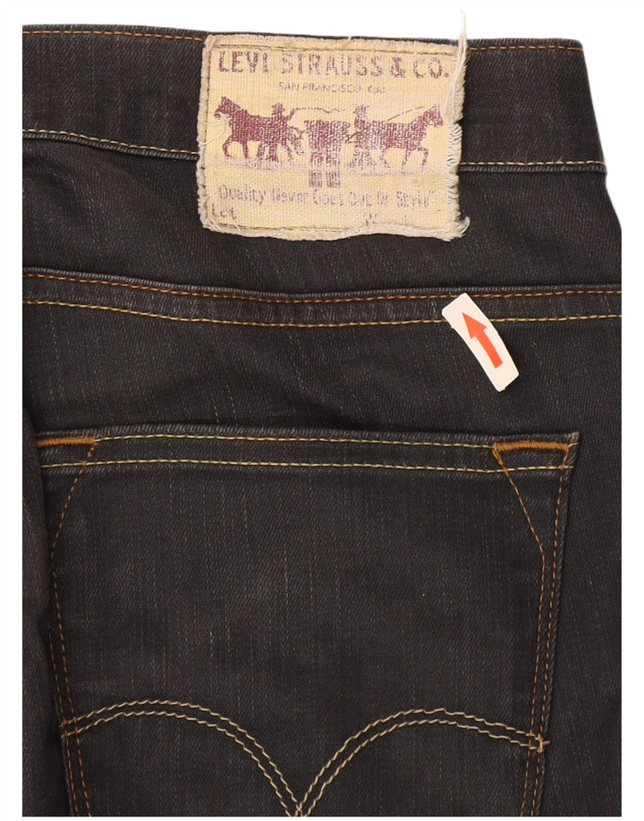 Levi's muške 504 ravne traperice W32 L34 sivi pamuk