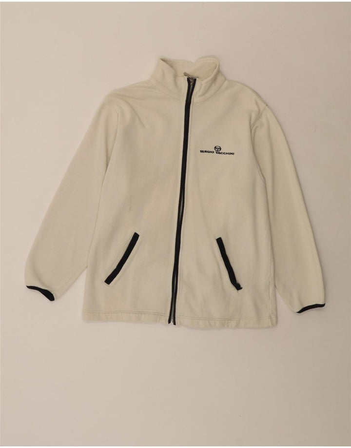 Sergio Tacchini Muška gornja jakna trenirke Mala sivo bijela