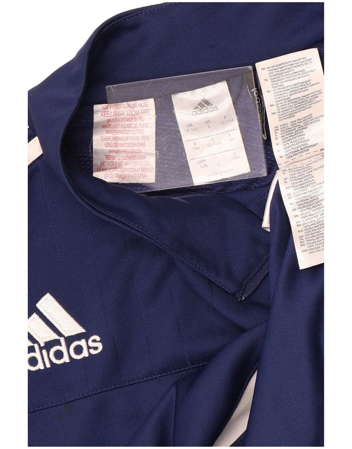 ADIDAS Boys Climacool Pulover Trenirka Top 13-14 Years Mornarsko plava